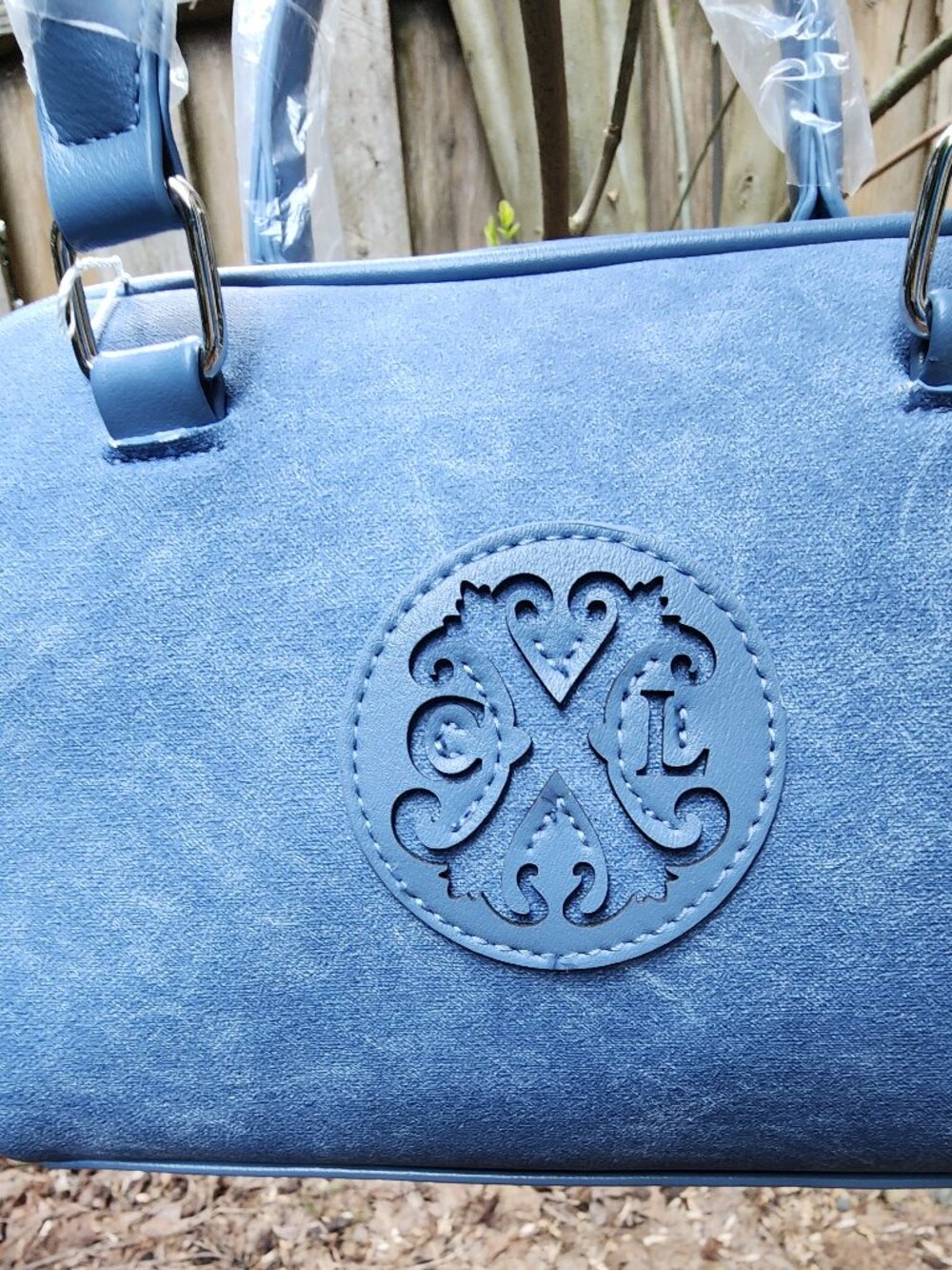 *NWT* Women's CXL Christian Lacroix Denim Color handbag satchel - Picture 2 of 16